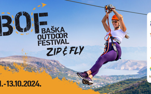 Baška Outdoor Festival - Zip & Fly / Zipline Edison