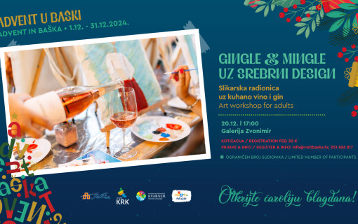 GINgle & Mingle uz Srebrni design, slikarska radionica za odrasle - OTKAZANO!